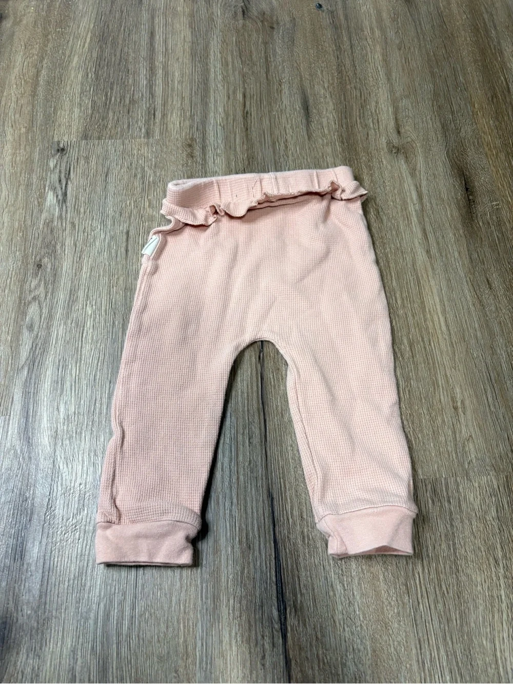 Rabbit + Bear Organic Cotton Chicken Print Bodysuit & Pink Pants Set  Size 6-9 M